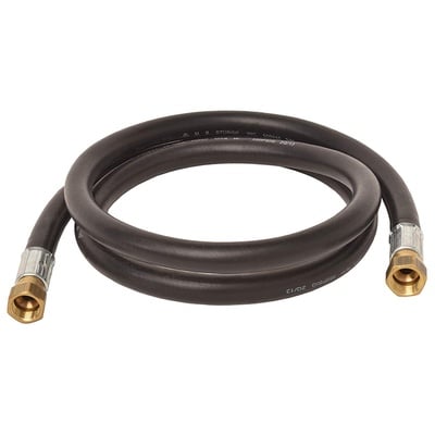 Flame King Thermo Rubber RV Slide Out Hose Assembly (72", 3/8" ID, Female to Female) - 100159-72